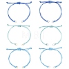 24Pcs Polyester Cord Bracelets Making AJEW-FS00008-1