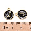 Golden Plated Alloy Charms LS-ENAM-S118-02J-3