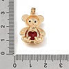 Brass Glass Pendants GL-K001-02-3