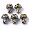 Natural Dalmatian Jasper GuaSha Stone G-N0325-02F-1