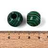 Synthetic Malachite European Beads G-Q602-09C-06-3
