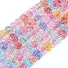 Transparent Crackle Glass Beads EGLA-F167-01-1