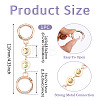 304 Stainless Steel Enamel Bag Extension Chains AJEW-TAC00018-3
