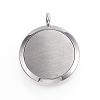 316 Surgical Stainless Steel Diffuser Locket Pendants STAS-P102-096G-3