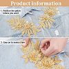 Polyester Embroidered Floral Lace Collar DIY-WH0326-47C-4