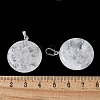 Natural Quartz Crystal Pendants G-A259-04P-06-3