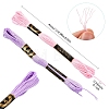 6Bundles 6 Colors Polyester Embroidery Floss OCOR-YW0001-24A-3