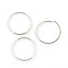Tarnish Resistant 304 Stainless Steel Open Jump Rings STAS-J013-16xx1.2mm-01-1