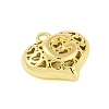 Hollow Brass Pendants for Valentine's Day KK-M289-03G-G-2