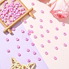 Opaque Acrylic Beads MACR-YW0003-55C-4