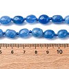 Natural Dyed Malaysia Jade Tumble Stone Nuggets Beaded Long Necklaces for Women NJEW-F340-A06-5