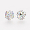 Polymer Clay Rhinestone Beads RB-K050-10mm-C30-2