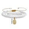Religious 304 Stainless Steel Charm Bracelets KN5080-4-3