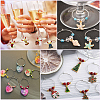 200Pcs Brass Wine Glass Charm Rings KK-SP0001-31A-P-6