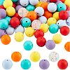 100Pcs Silicone Beads SIL-CA0001-13-1