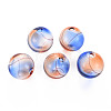 Transparent Handmade Blown Glass Globe Beads GLAA-T012-33A-02-1