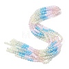 Electroplate Glass Beads Strands EGLA-D300-06-6mm-25-1