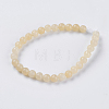 Natural Topaz Jade Beads Strands X-G-G515-6mm-03A-2