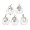Natural Howlite Pendants KK-F751-D05-1