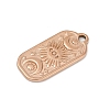 Ion Plating(IP) 304 Stainless Steel Pendants STAS-E182-10RG-2