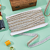 14.5M Polyester Lace Trim Ribbon OCOR-WH0101-244B-3