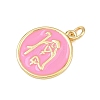 Brass Enamel Pendants KK-L251-02G-D05-2