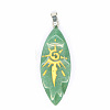 Natural Aventurine Pendants PW-WG1E8C3-02-1