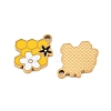 304 Stainless Steel Enamel Pendants SA-CBAA937-01G-2