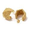 Real 18K Gold Plated Brass Stud Earrings EJEW-G382-10E-G-2