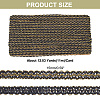 Metallic Polyester Braided Lace Trim Ribbons OCOR-WH0060-76B-2