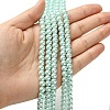 Eco-Friendly Dyed Glass Pearl Beads Strands HY-A008-6mm-RB043-2