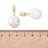 Natural Baroque Keshi Pearl Pendants PALLOY-JF05494-3