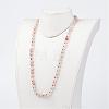 Natural Agate Necklaces NJEW-D264-19-3