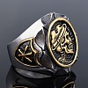 Halloween 304 Stainless Steel Finger Rings for Men FS-WG33C94-07-3