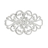 Flower Brass Lapel Pin Brooches for Clothes KK-CBA19A0-03P-1