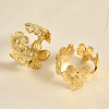 304 Stainless Steel Cuff Open Rings for Women KF1172-2-2
