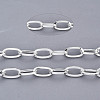 304 Stainless Steel Paperclip Chains CHS-N001-13S-4