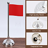 10Pcs 2 Colors Plastic Stick Flag Holder KY-CP0001-32-6
