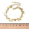 304 Stainless Steel Link Chain Bracelets for Women BJEW-G788-01G-3