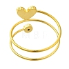 Ion Plating(IP) 304 Stainless Steel Micro Pave Cubic Zirconia Finger Rings for Women RJEW-U013-11G-08-3