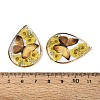 Transparent Epoxy Resin Pendants RESI-T059-20B-3