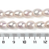Natural Cultured Freshwater Pearl Beads Strands PEAR-U001-01B-5