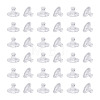 100Pcs Silicone Ear Nuts SIL-TADJ0001-11-2