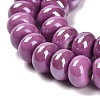 Porcelain Rondelle Beads PORC-Q001-01D-3