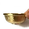 Brass Triple Moon Pattern Altar Mini Bowl PW-WGC207C-01-3