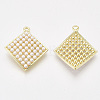 ABS Plastic Imitation Pearl Pendants X-PALLOY-T071-070-2