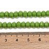 Opaque Glass Beads Strands GLAA-G125-01C-04-4