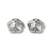 Non-Tarnish 304 Stainless Steel Bead Caps STAS-P363-04B-P-1