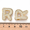 Brass Micro Pave Cubic Zirconia Pendants KK-N254-06G-R-3