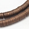Electroplate Non-magnetic Synthetic Hematite Beads Strands G-I175-20B-1